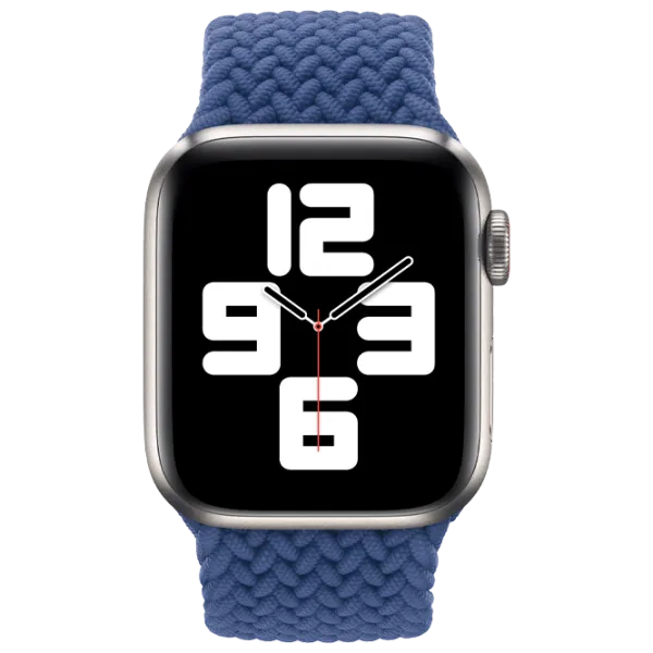 Ремень Apple Watch Solo Loop Braided Полиэстер/ 40 мм/ Синий Atlantic photo 2