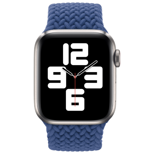 Ремень Apple Watch Solo Loop Braided Полиэстер/ 40 мм/ Синий Atlantic photo 2