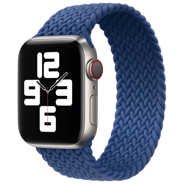 Ремень Apple Watch Solo Loop Braided Полиэстер/ 40 мм/ Синий Atlantic photo 3