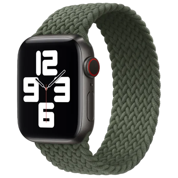 Curelușă Apple Watch Solo Loop Braided Poliester/ 40 mm/ Inverness Green photo 2