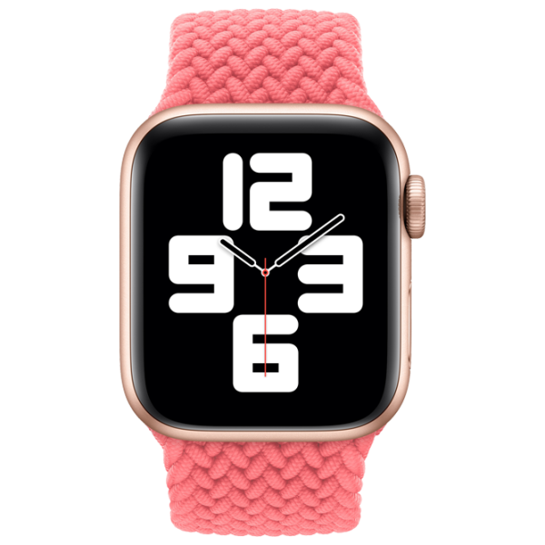 Ремень Apple Watch Solo Loop Braided Полиэстер/ 40 мм/ Pink Punch photo 2 Ремень Apple Watch Solo Loop Braided Полиэстер/ 40 мм/ Pink Punch photo 2