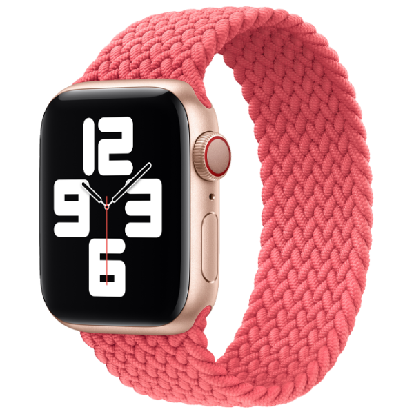 Ремень Apple Watch Solo Loop Braided Полиэстер/ 40 мм/ Pink Punch photo 3 Ремень Apple Watch Solo Loop Braided Полиэстер/ 40 мм/ Pink Punch photo 3