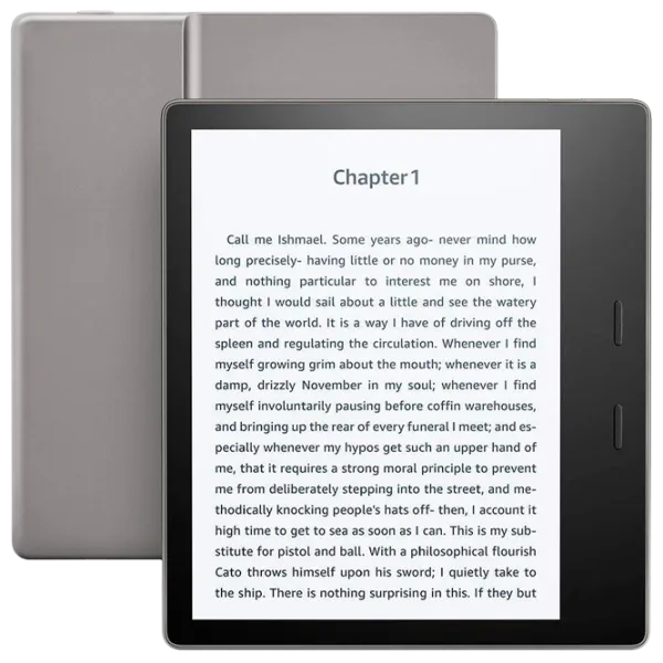 Электронная книга Amazon Kindle Oasis (10 Generation) 7"/ E-Ink Carta/ 32 ГБ/ Графитовый photo 2
