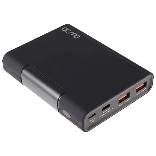 Power Bank Qumo PowerAid 10400 мАч/ Черный photo 2 Power Bank Qumo PowerAid 10400 мАч/ Черный photo 2