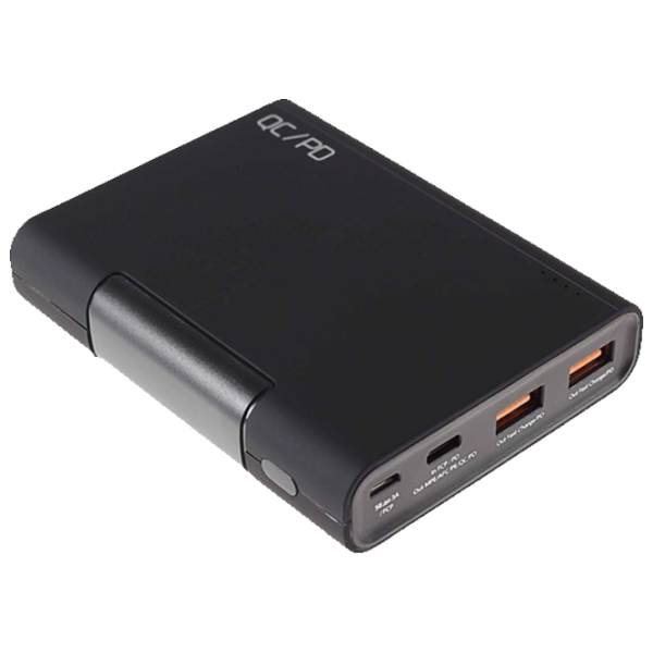 Power Bank Qumo PowerAid 10400 мАч/ Черный photo 2 Power Bank Qumo PowerAid 10400 мАч/ Черный photo 2
