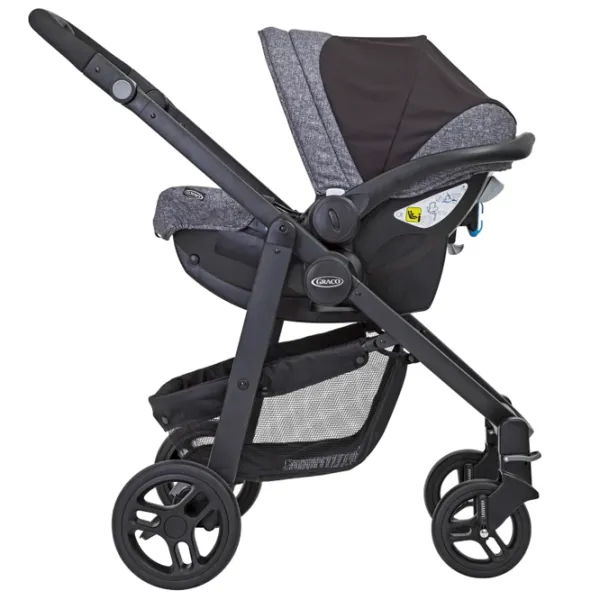 Cărucior pentru copil Graco Evo 3 in 1 G7CL700SMEEU/ Gray photo 5
