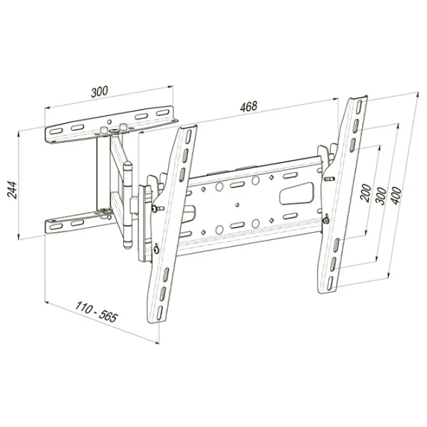 Suport TV KSL WMO-6245TZ VESA 400 x 400 mm photo 5