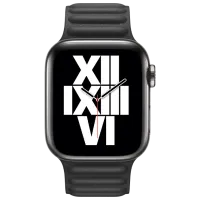 Ремень Apple Watch S/ M Leather/ 38/ 40 мм/ Черный photo 2