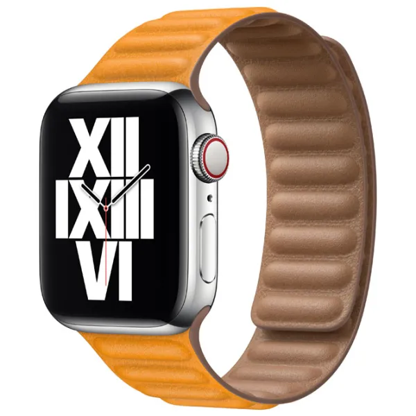 Ремень Apple Watch S/ M Leather/ 38/ 40 мм/ California Poppy photo 2