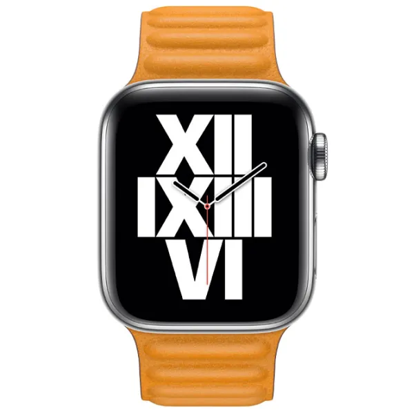 Ремень Apple Watch S/ M Leather/ 38/ 40 мм/ California Poppy photo 3