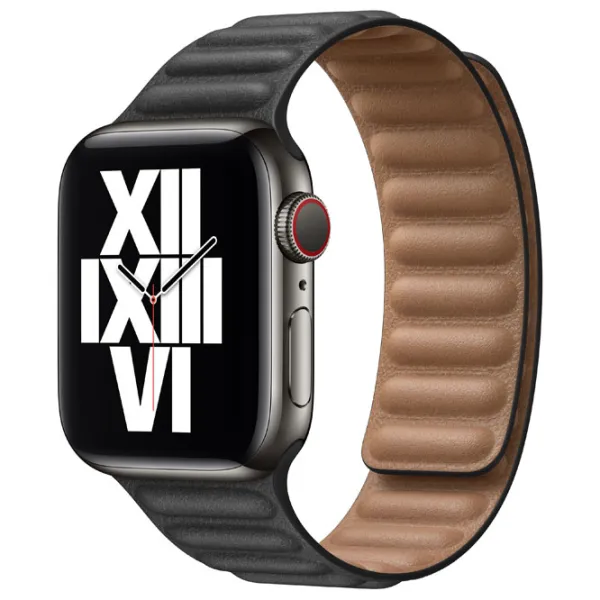 Curelușă Apple Watch M/ L Leather/ 42/ 44 mm/ Black photo 3 Curelușă Apple Watch M/ L Leather/ 42/ 44 mm/ Black photo 3