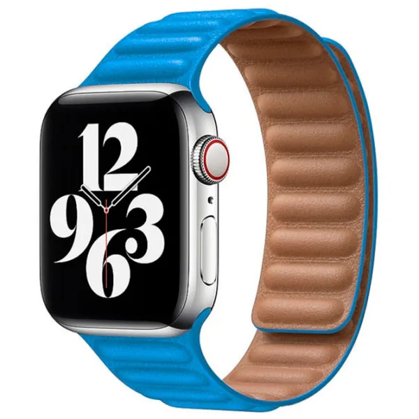 Ремень Apple Watch M/ L Leather/ 42/ 44 мм/ Синий Baltic photo 2
