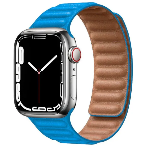 Ремень Apple Watch M/ L Leather/ 42/ 44 мм/ Синий Baltic photo 3