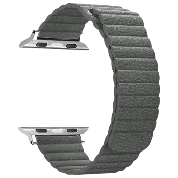 Ремень Apple Watch Loop Leather/ 38/ 40 мм/ Серый photo 2