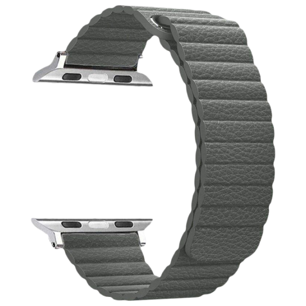 Ремень Apple Watch Loop Leather/ 38/ 40 мм/ Серый photo 2
