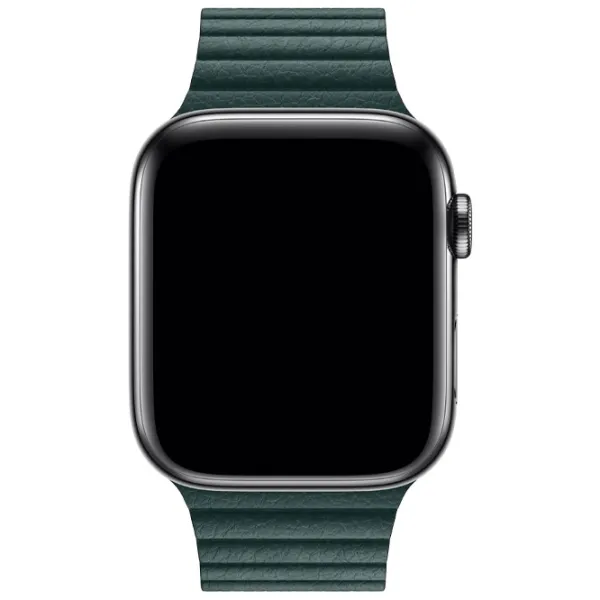 Curelușă Apple Watch Loop Leather/ 42/ 44 mm/ Green Forest photo 3 Curelușă Apple Watch Loop Leather/ 42/ 44 mm/ Green Forest photo 3