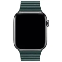 Ремень Apple Watch Loop Leather/ 42/ 44 мм/ Зелёный Forest photo 3