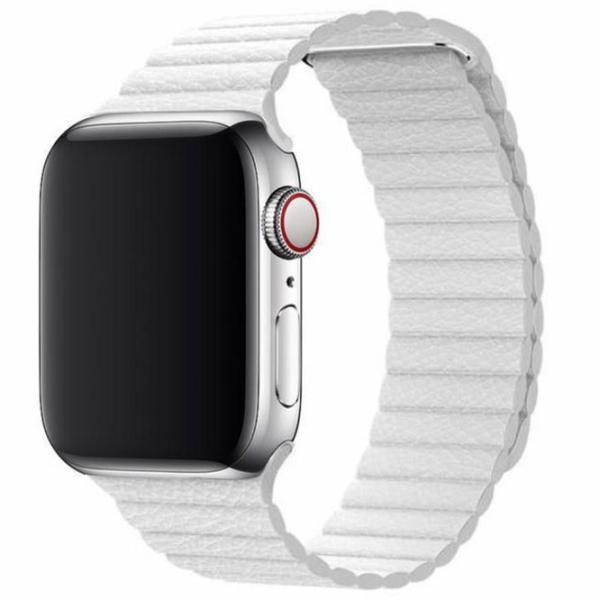 Curelușă Apple Watch Loop Leather/ 42/ 44 mm/ White Forest photo 2 Curelușă Apple Watch Loop Leather/ 42/ 44 mm/ White Forest photo 2