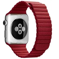 Ремень Apple Watch Loop Leather/ 42/ 44 мм/ Красный Forest photo 3