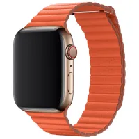 Ремень Apple Watch Loop Leather/ 42/ 44 мм/ Sunset Желтый photo 2