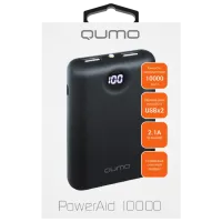 Power Bank Qumo PowerAid V2 10000 mAh/ Black photo 2