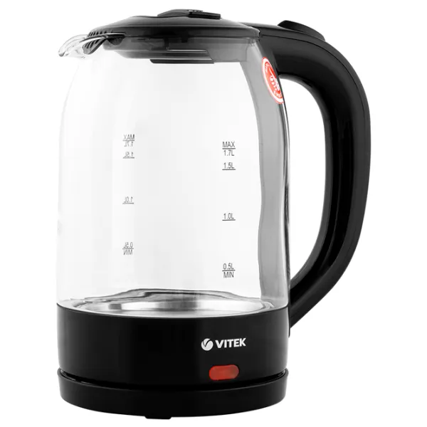 Электрочайник Vitek VT-7092 1.7л / Скрытый / Черный photo 2