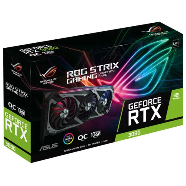 Видеокарта Asus GeForce RTX 3080 ROG Strix Gaming OC V2 PCI Express 4.0 / 10 ГБ photo 9