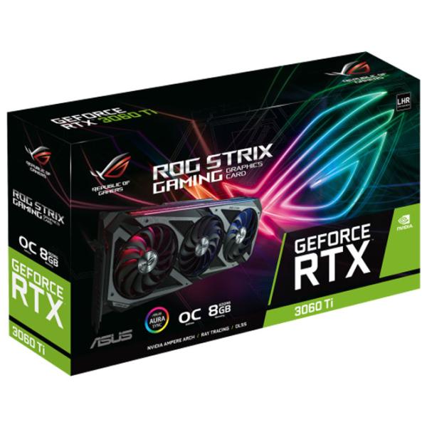 Видеокарта Asus GeForce RTX 3060 Ti ROG Strix Gaming OC V2 PCI Express 4.0 / 8 ГБ photo 8