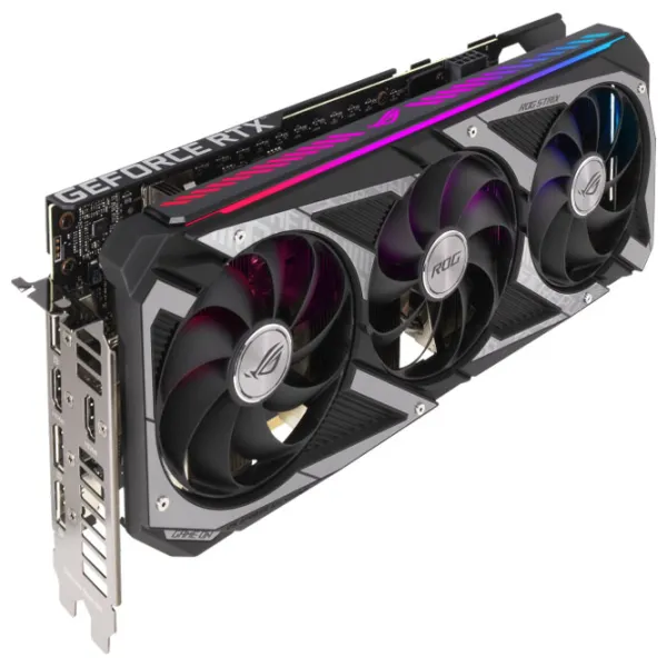 Видеокарта Asus GeForce RTX 3060 ROG Strix Gaming OC V2 PCI Express 4.0 / 12 ГБ photo 2 Видеокарта Asus GeForce RTX 3060 ROG Strix Gaming OC V2 PCI Express 4.0 / 12 ГБ photo 2