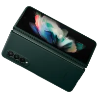 Husă pentru smartphone Samsung Galaxy Fold3 Samsung/ Back/ Piele/ Green photo 6