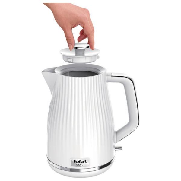 Ceainic electric Tefal KO250130 1.7l / Ascuns / White photo 5
