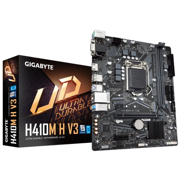 Placă de bază Gigabyte H410M H V3 1.0 mATX/ Intel H410 photo 4