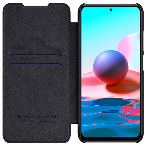 Husă pentru smartphone Poco M3 Pro Nillkin/ Flip Cover/ Piele/ Black photo 3
