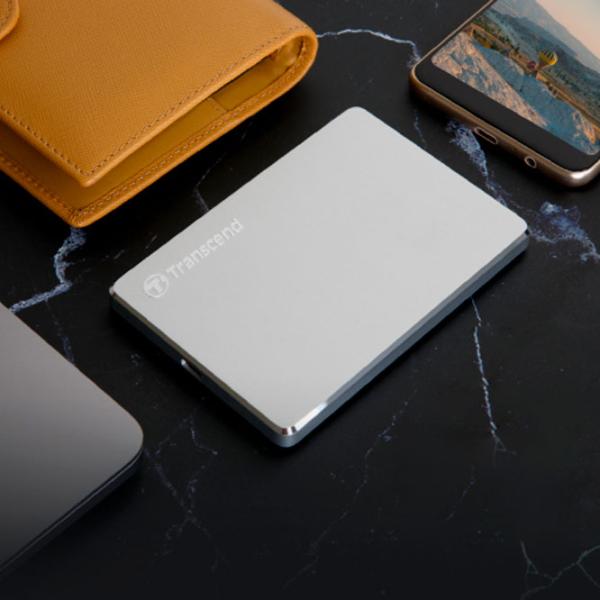 Внешний HDD HDD Transcend 25C3S 1 ТБ TS1TSJ25C3S/ Серебристый photo 5