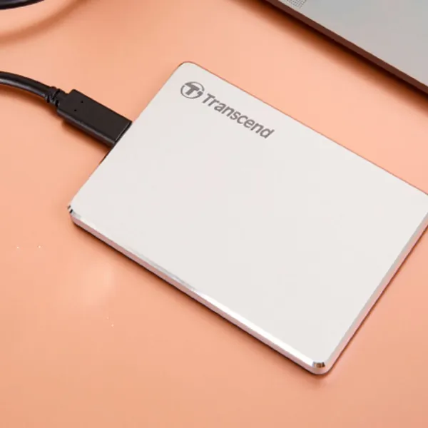 Внешний HDD HDD Transcend 25C3S 1 ТБ TS1TSJ25C3S/ Серебристый photo 6