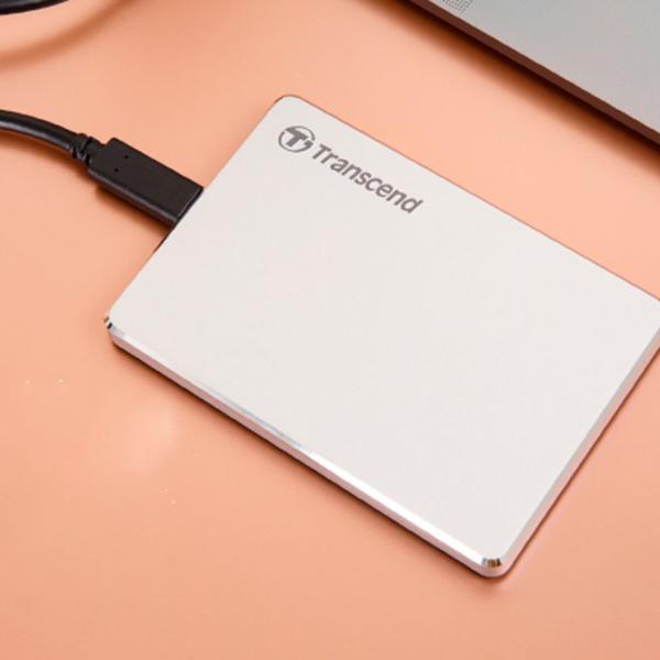 Внешний HDD HDD Transcend 25C3S 1 ТБ TS1TSJ25C3S/ Серебристый photo 6