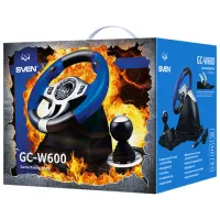 Руль Sven GC-W600 Проводная/ 12 buttons/ Синий photo 5