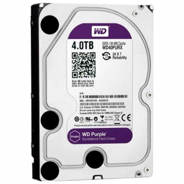 HDD Western Digital Surveillance 4 ТБ WD40PURZ/ Серебристый photo 2