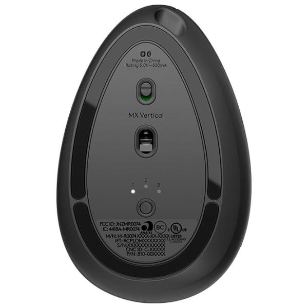 Мышь Logitech MX Vertical Bluetooth, USB/ Черный photo 5