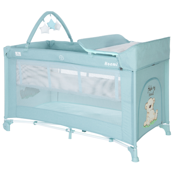 Țarc pentru copii Lorelli Noemi 2l Plus (10080562156) 0 luni - 3 ani/ Blue photo 2