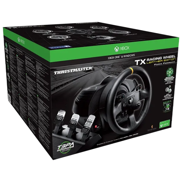 Volan Thrustmaster TX Racing Wheel Leather Edition Cu fir/ buttons/ Black photo 5