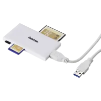 Карт-ридер Hama 181017 USB 3.0/ Белый photo 4