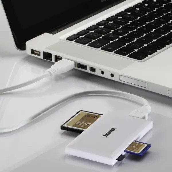 Cititor de carduri Hama 181017 USB 3.0/ White photo 5