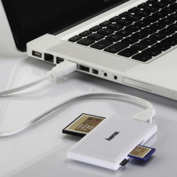 Cititor de carduri Hama 181017 USB 3.0/ White photo 5