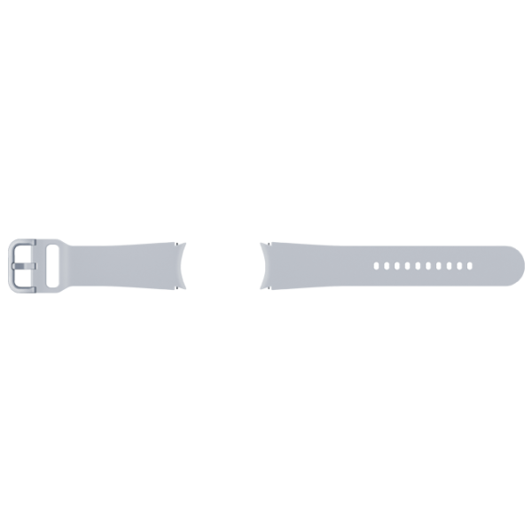 Ремень Samsung Galaxy Watch 4 Strap Sport Band (20 мм, M/ L) Фторэластомер/ Серебристый photo 2 Ремень Samsung Galaxy Watch 4 Strap Sport Band (20 мм, M/ L) Фторэластомер/ Серебристый photo 2