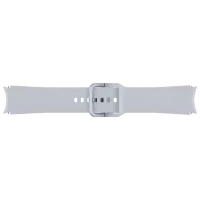 Ремень Samsung Galaxy Watch 4 Strap Sport Band (20 мм, M/ L) Фторэластомер/ Серебристый photo 3