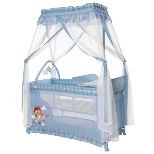 Манеж Lorelli Magic Sleep (10080482169) 0 месяцев - 3 года/ Синий photo 4