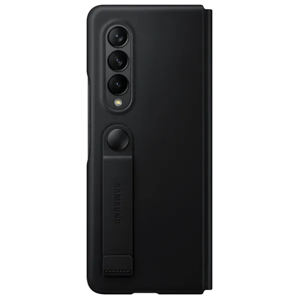 Husă pentru smartphone Samsung Galaxy Fold3 Samsung/ Flip Cover/ Piele/ Black photo 3