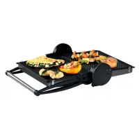 Grill electric Bosch TCG4215 Închis (cu două părți)/ 2000 W/ Silver photo 4
