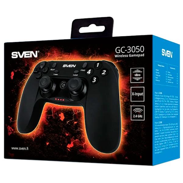 Геймпад Sven GC-3050 Беспроводные/ buttons/ Черный photo 3